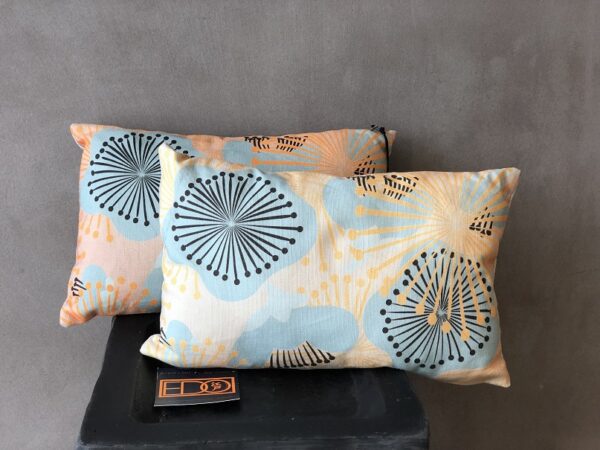 Coussin Umé orange - fleur - Image 2
