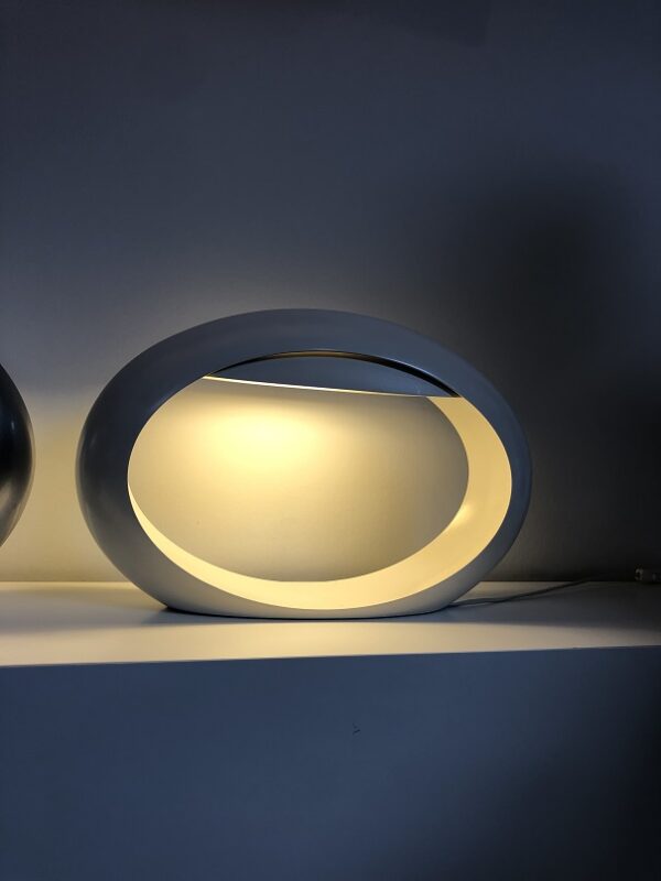 Lampe - Tischleuchte Gloria Ellipsis weiß