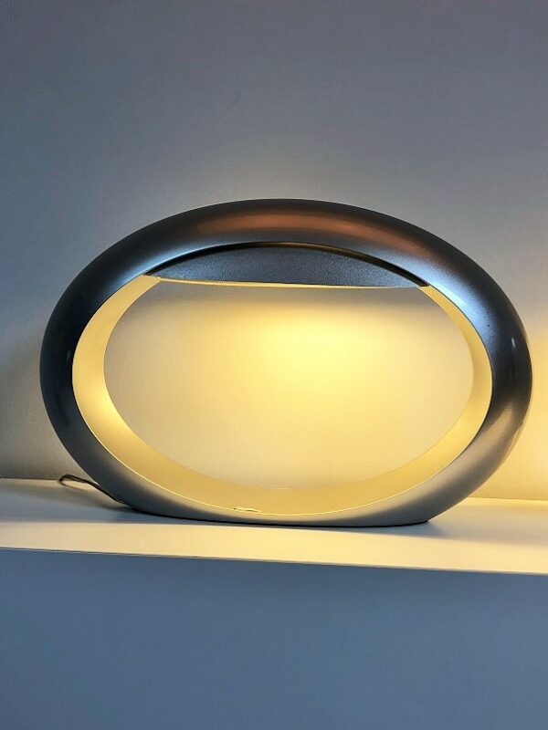 Lampe - Tischleuchte Gloria Ellipsis silber