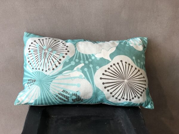 Coussin Umé turquoise blue - fleur