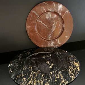 Assiette marbre