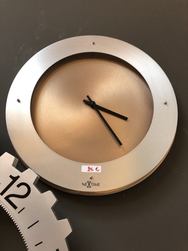Wanduhr Bronze